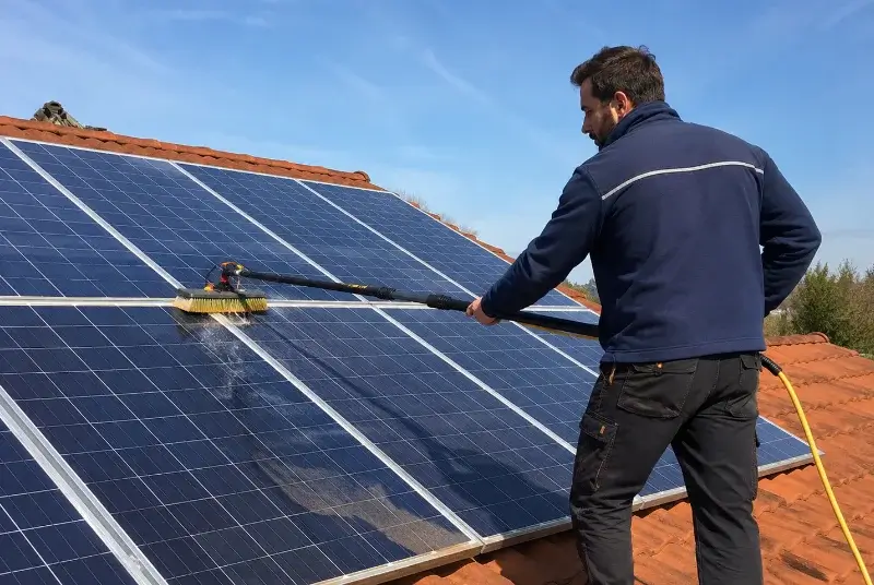 Nettoyage et entretien de panneaux solaires à Navarrenx